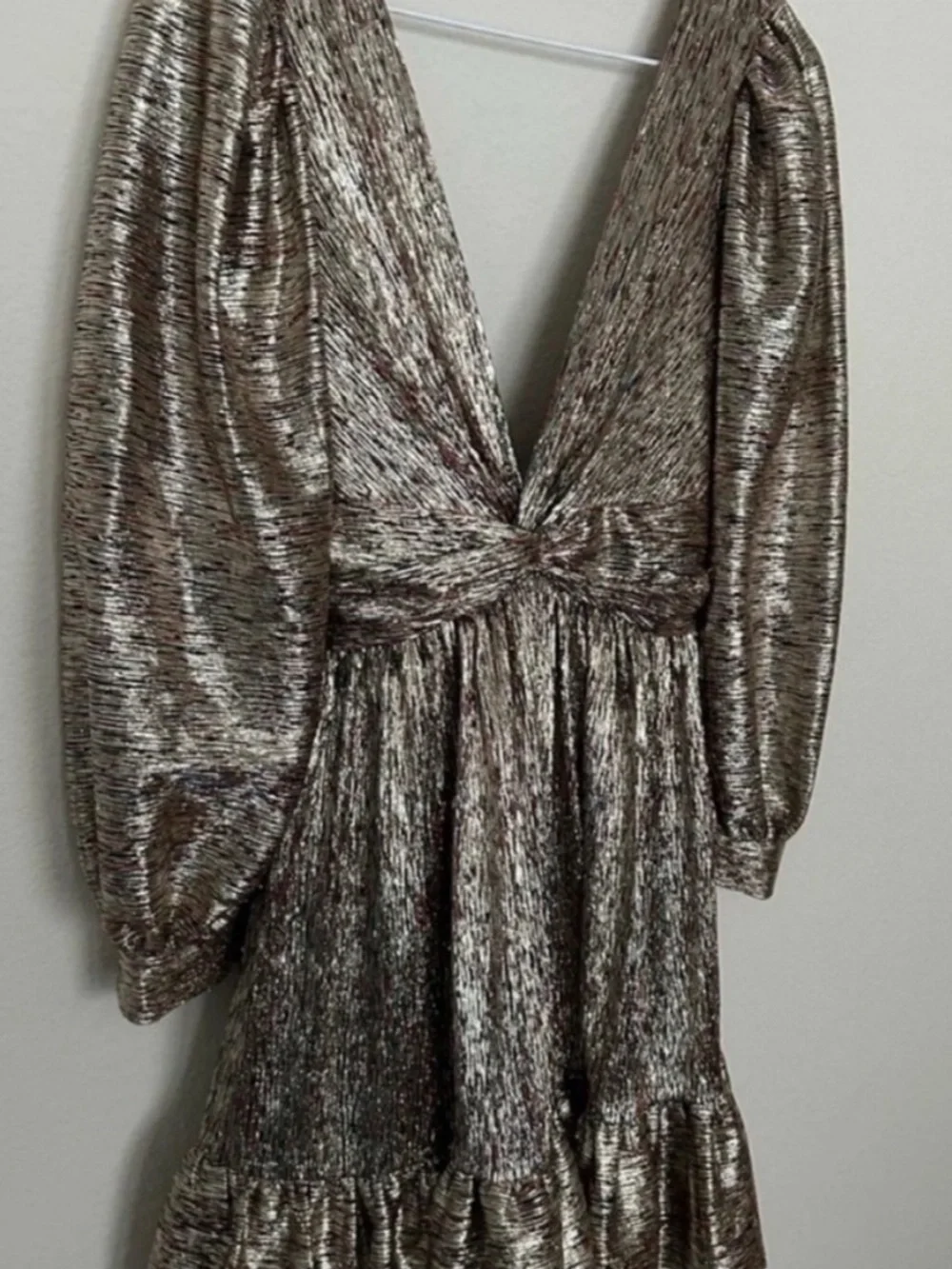 Sabina Musayev Roxana Metallic Mini Dress - Picture 4 of 12